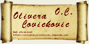 Olivera Čovičković vizit kartica